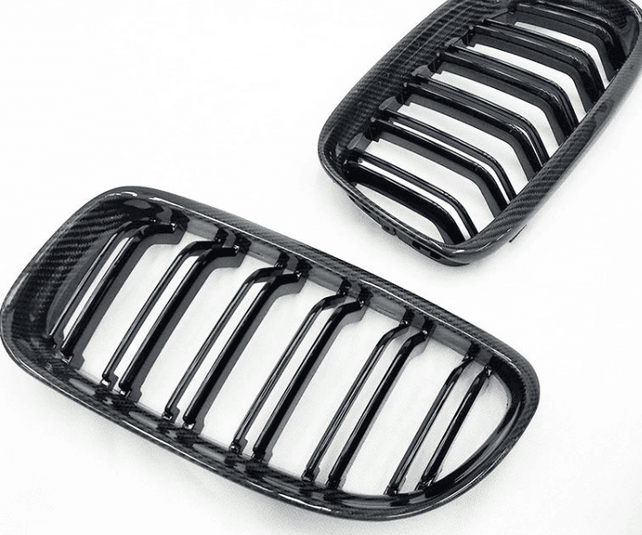 BMW 3 Series E90 (2008–2012) Front Bumper Grille – Carbon Fiber Look 6