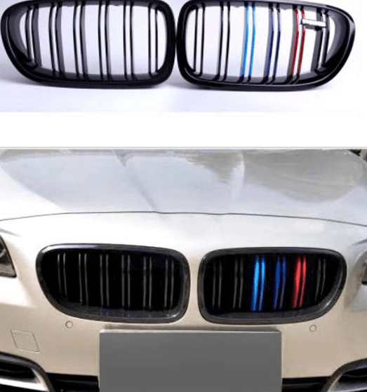 BMW 5 Series F10 2010-2017 Front Bumper Grill Tri Colour secondary