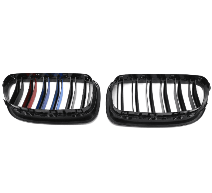BMW 5 Series F10 2010-2017 Front Bumper Grill Tri Colour 4