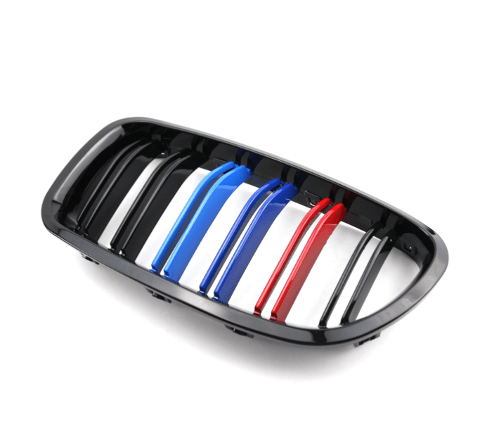 BMW 5 Series F10 2010-2017 Front Bumper Grill Tri Colour 5