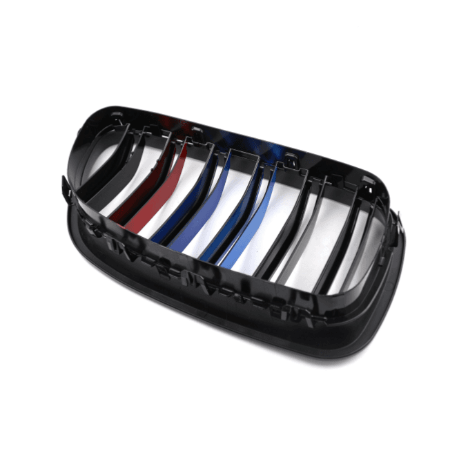 BMW 5 Series F10 2010-2017 Front Bumper Grill Tri Colour 6