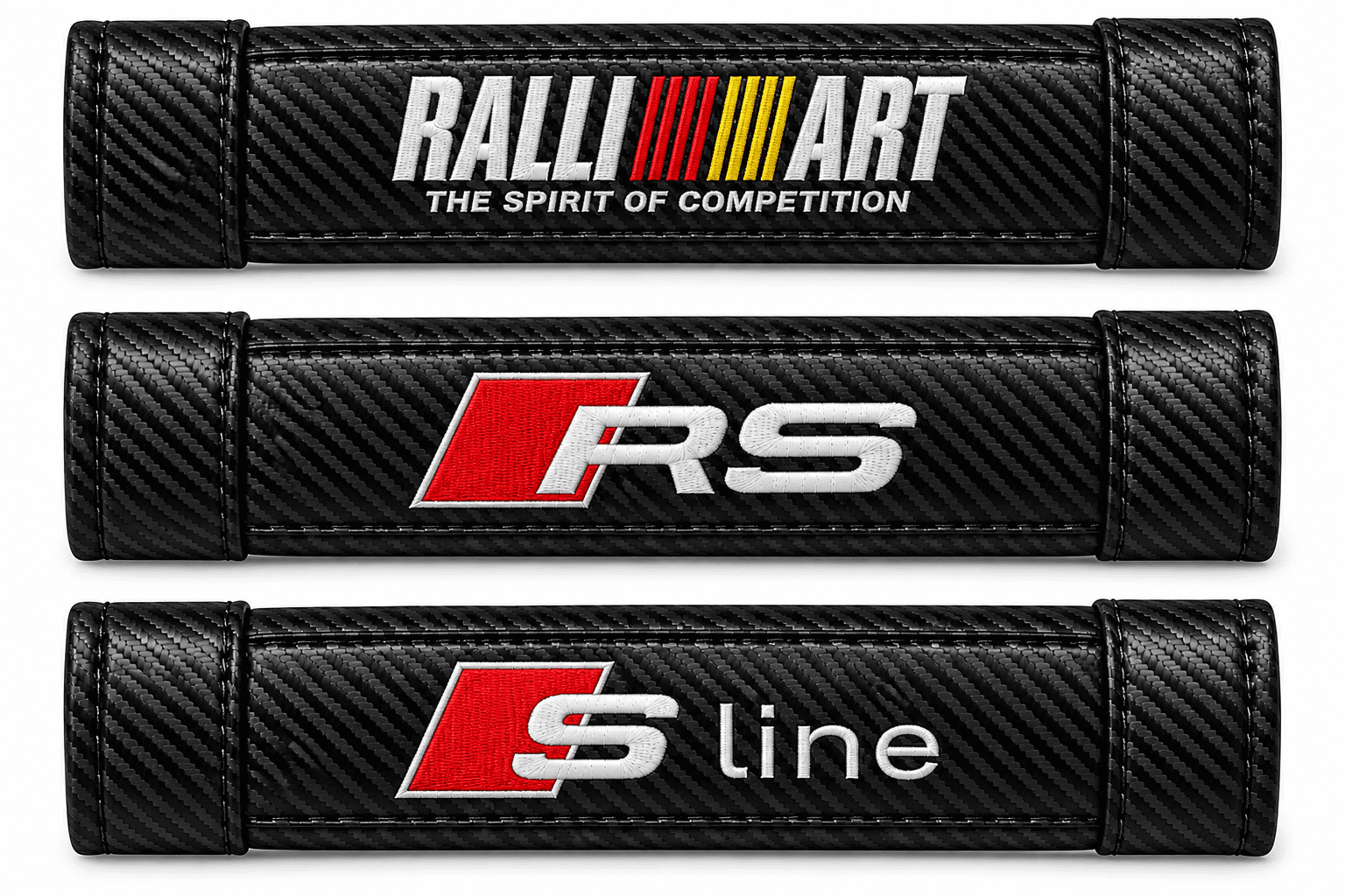 Carbon Fiber Finish Shoulder Pads | Universal Aftermarket | Set of 2 secondary