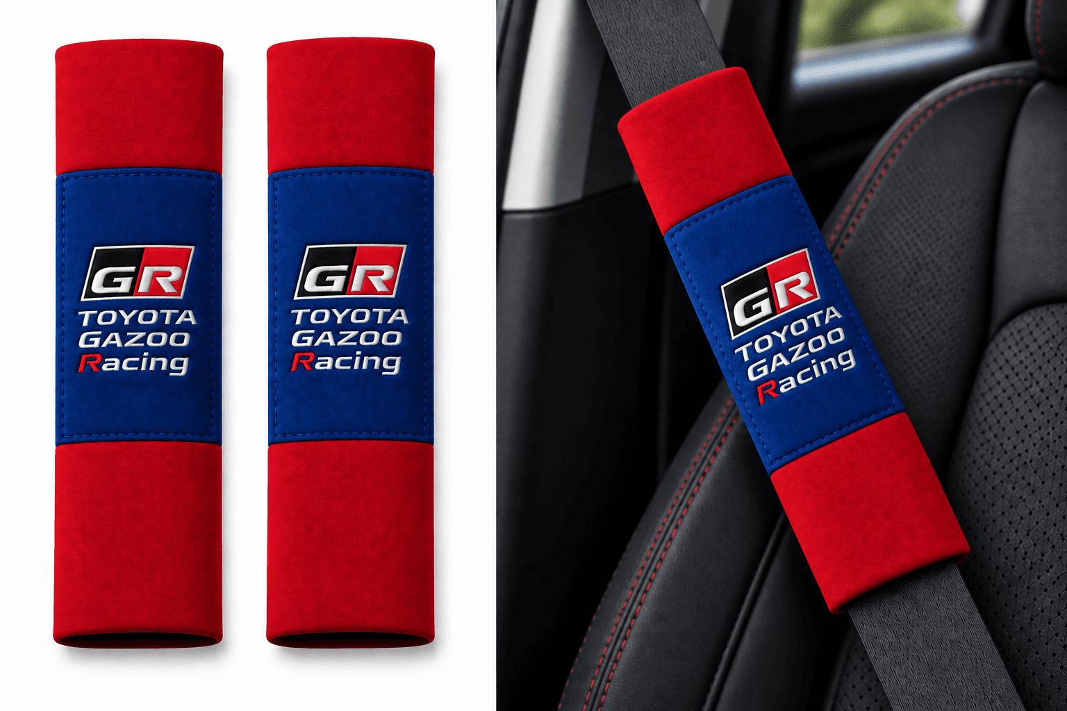 Toyota Gazoo Racing Shoulder Pads | Premium Comfort Set of 2